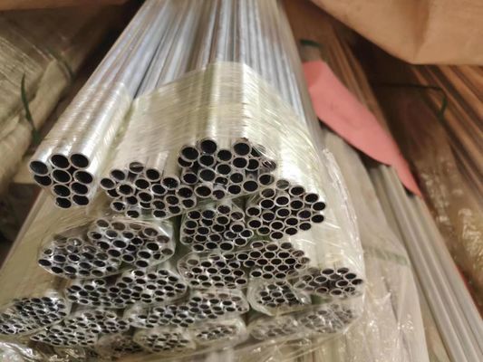 алюминиевая круглая труба 6063 6082 7075 с анодированным сваривая поверхностным покрытием