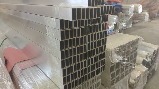алюминиевая круглая труба 6063 6082 7075 с анодированным сваривая поверхностным покрытием
